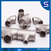 Accesorios de tubería de acero inoxidable ASTM B16.9 304l para la industria (ELBOW.TEE.REDUCER)